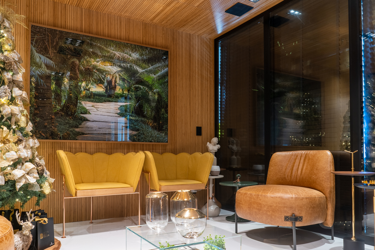Sala de espera e sofás